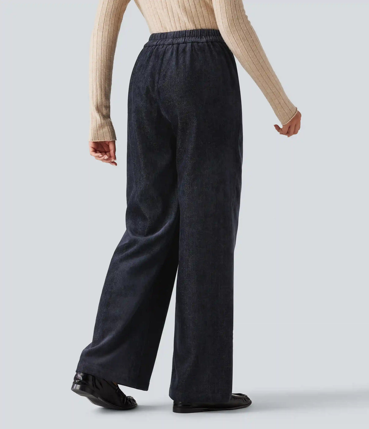 High Waisted Baggy Work Pants with Pockets