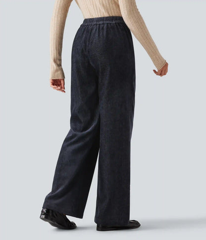 High Waisted Baggy Work Pants with Pockets