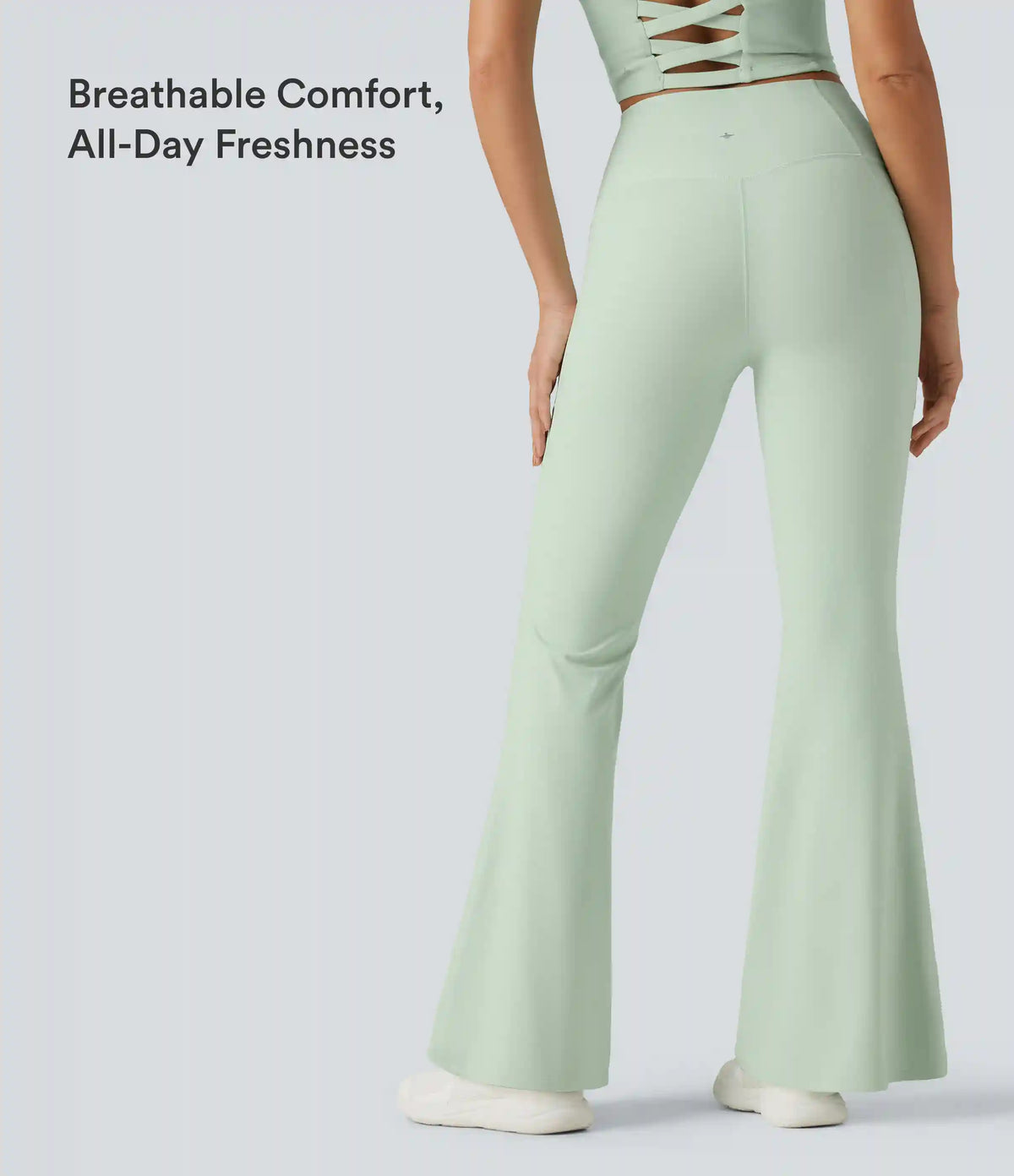 Halara UltraSculpt™ High Waisted Tummy Control Flare Yoga Leggings with Pockets