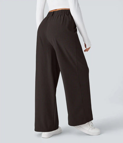 Halara Flex™ High Waisted Pocket Wide Leg Waffle Work Pants