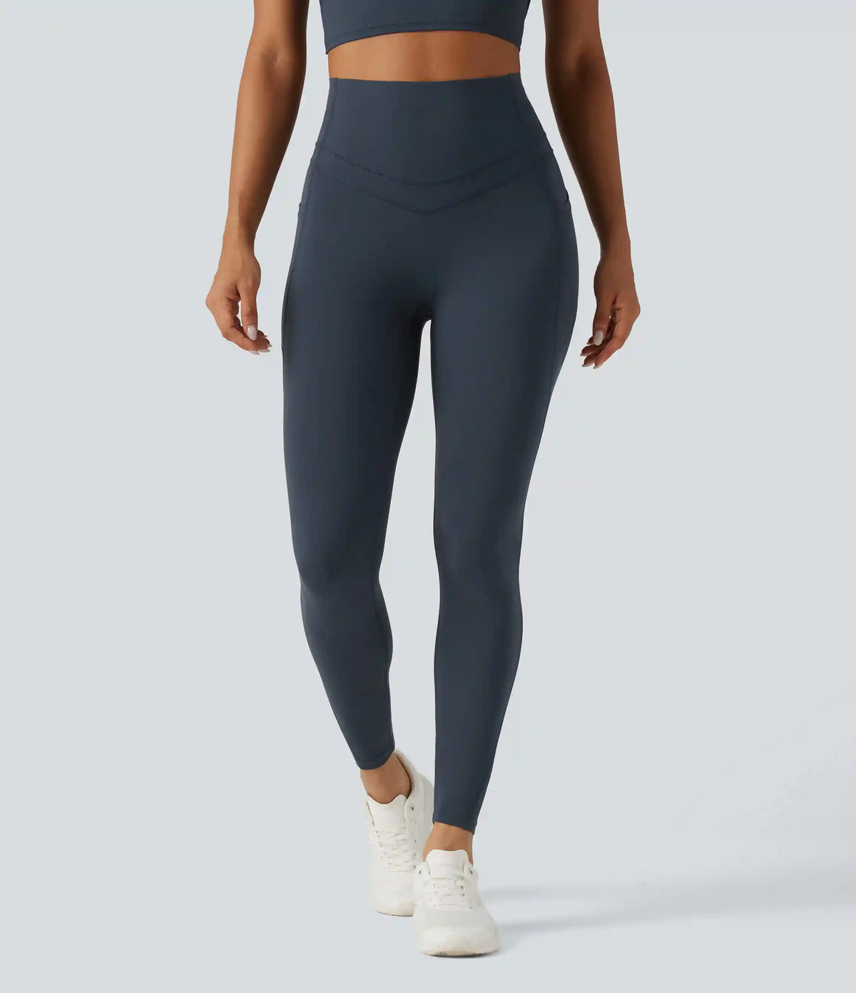 Halara UltraSculpt™ High Waisted Tummy Control Shaping Yoga Leggings with Pockets