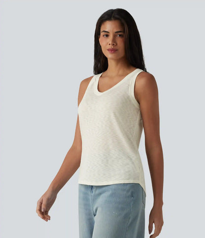 V Neck Casual Tank Top