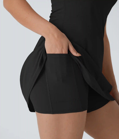 SoftlyZero™ Plush Molded Cups Low Support Dance Active Dress-Easy Peezy Edition DD-F Cups