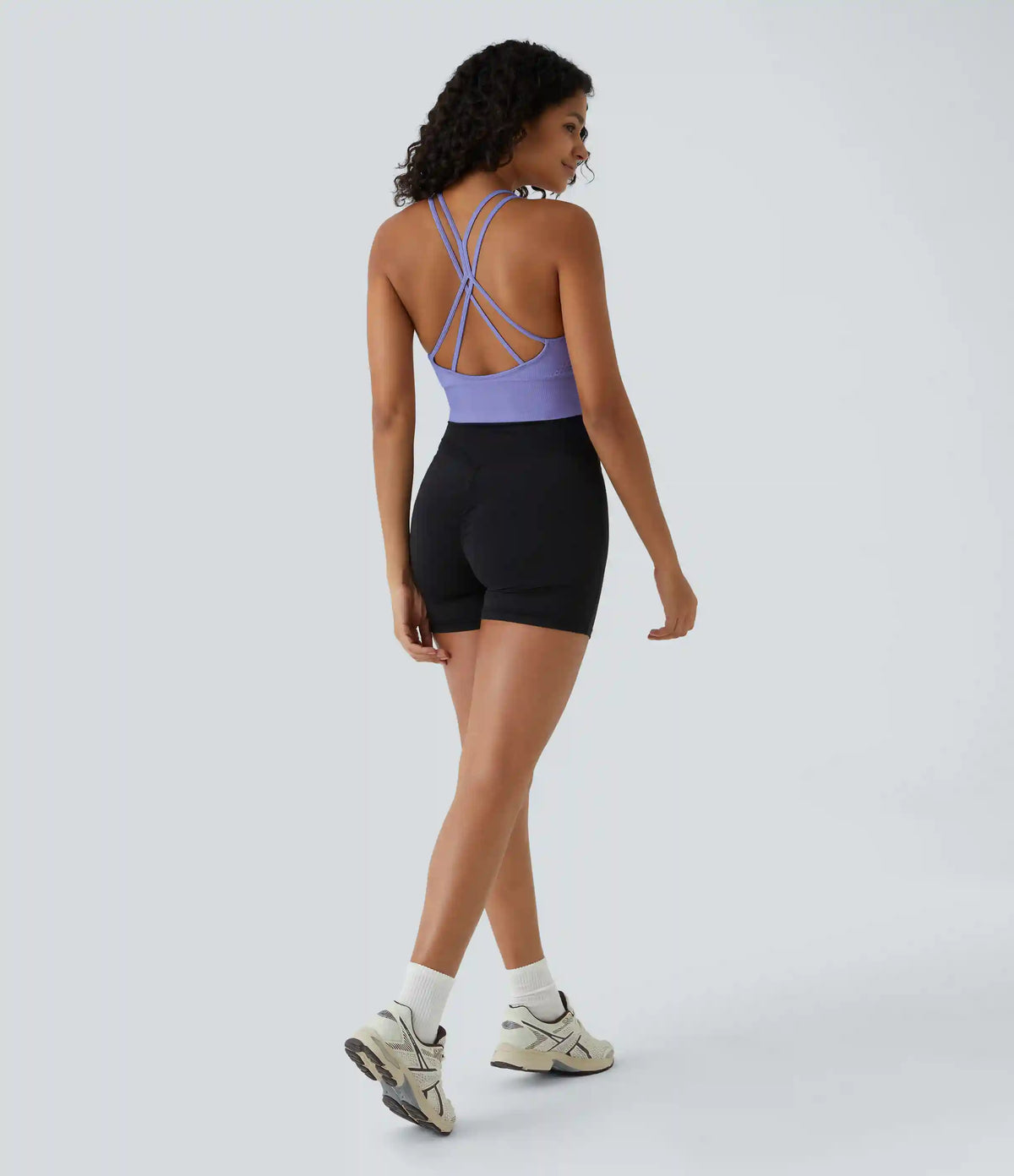 OneForm Seamless Flow Low Support Ruched Double Straps Sports Bra A-D Cups