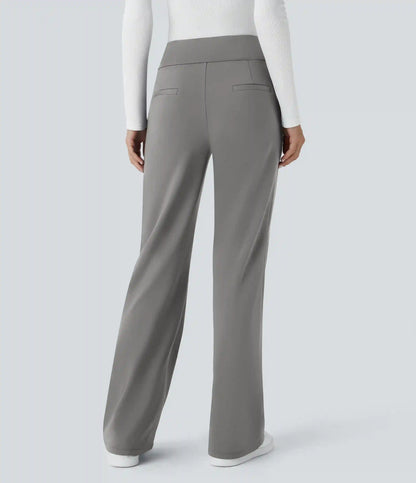 Halara Flex™ DayStretch Mid Rise Side Zipper Pocket Work Flare Pants