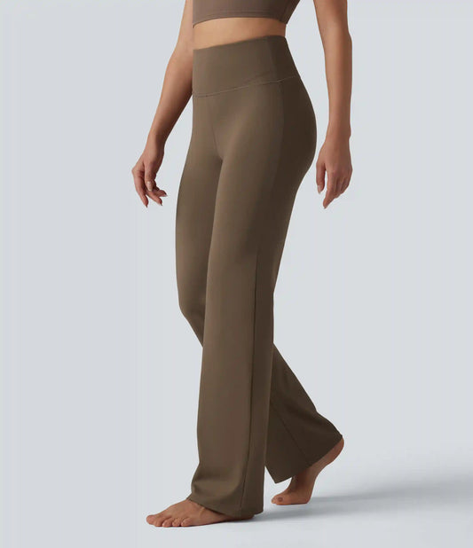 High Waisted Tummy Control Straight Leg Yoga Pants