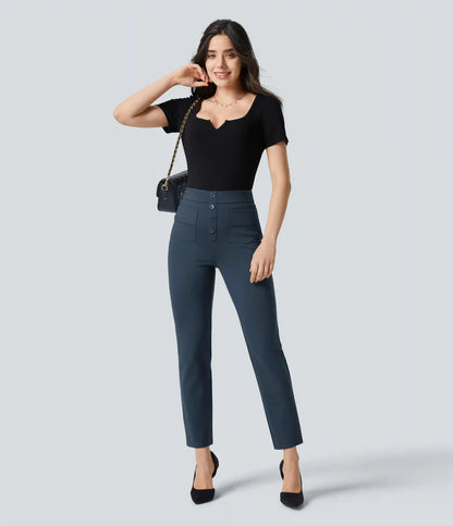 Halara Flex™ High Waisted Pockets Ankle Length Work Pants