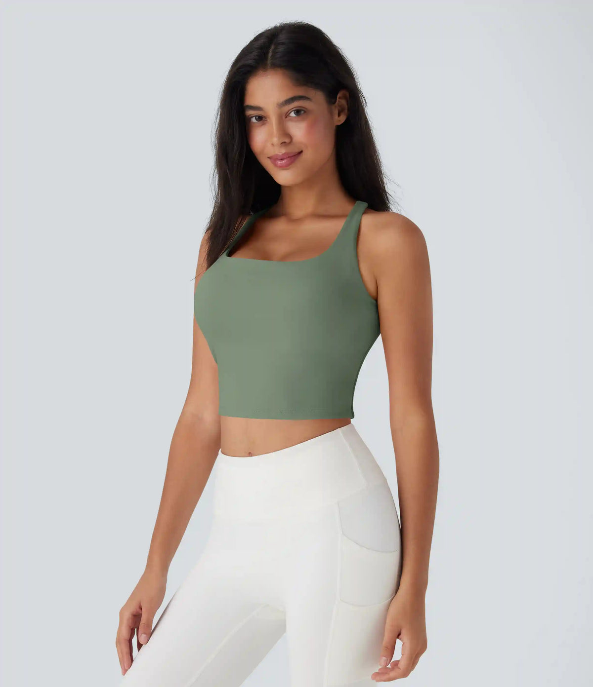 Cropped Yoga Tank Top DD-F Cups