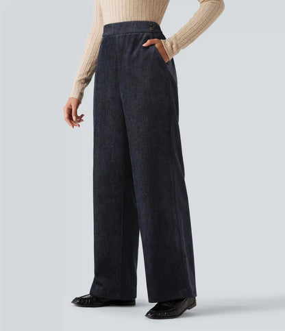 High Waisted Baggy Work Pants with Pockets