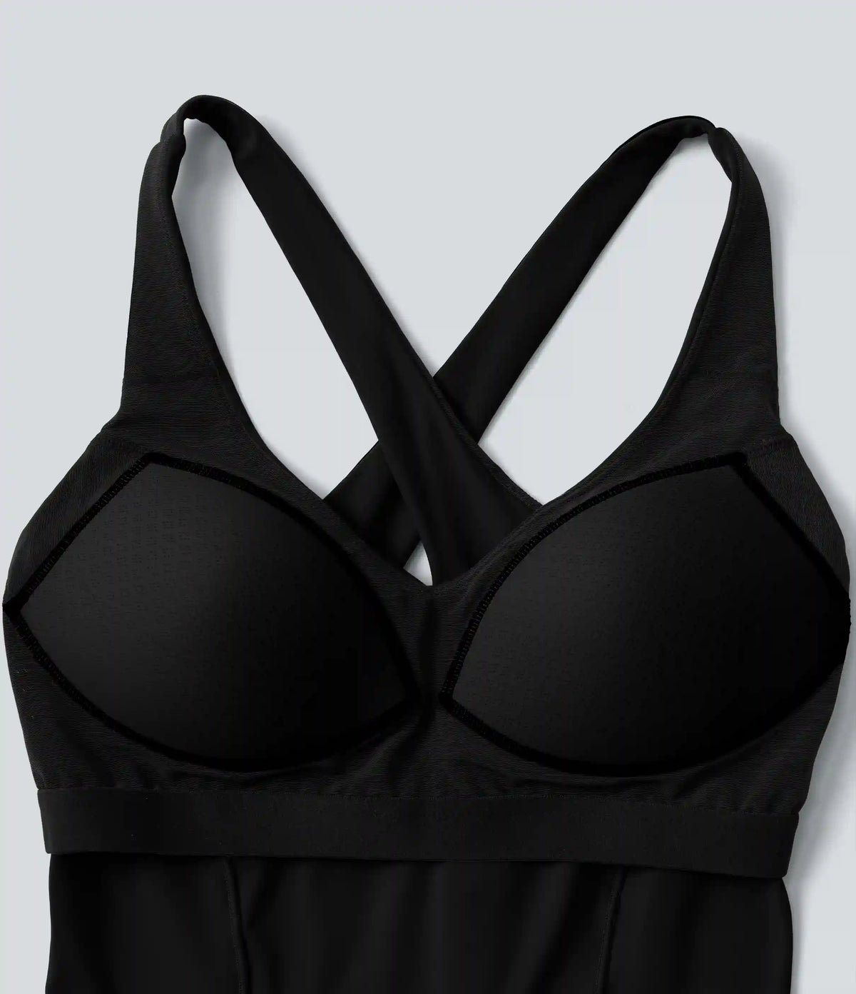 Halara UltraSculpt™ Deep V-neck Push-Up Crisscross Back 2-in-1 Yoga Tank Top