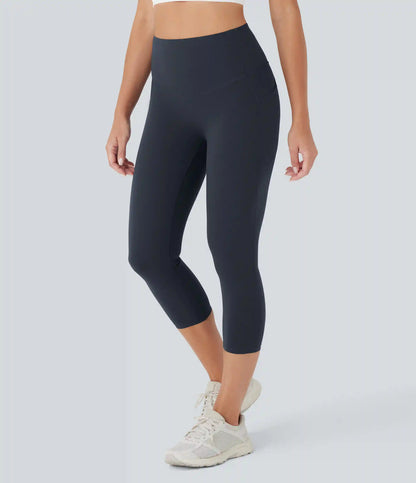 Halara UltraSculpt™ High Waisted Butt Lifting Tummy Control Pocket Shaping Capri Training Leggings