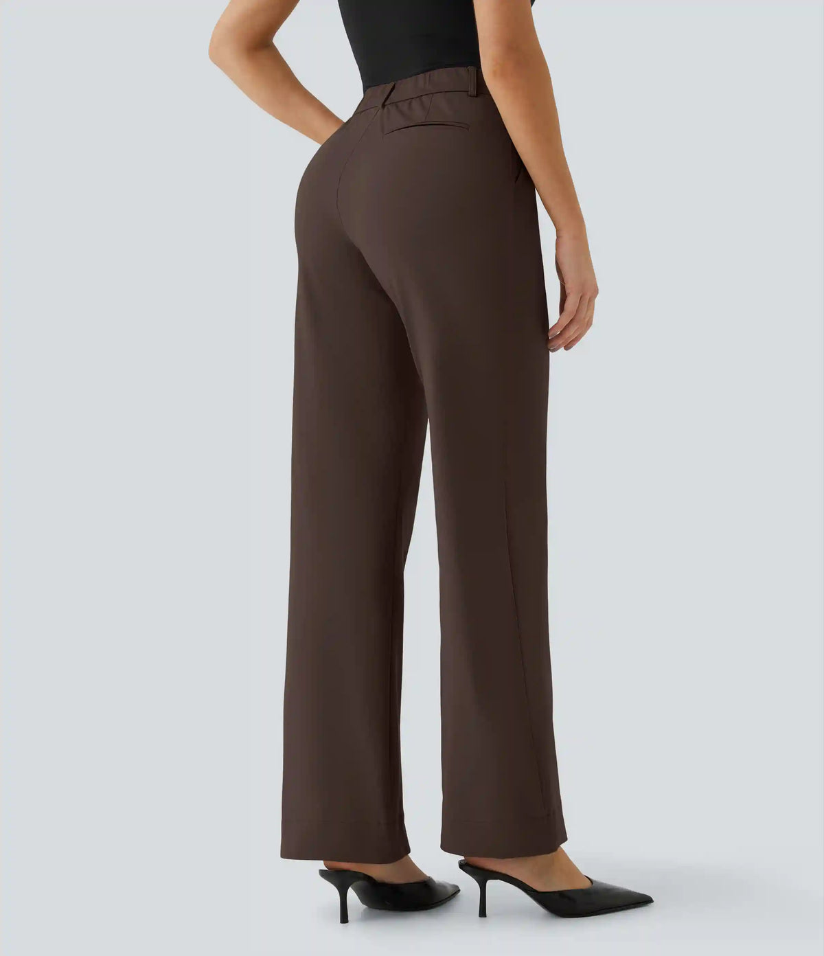Halara Flex™ Mid Rise Pocket Straight Leg Work Pants