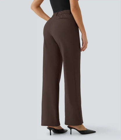Halara Flex™ Mid Rise Pocket Straight Leg Work Pants