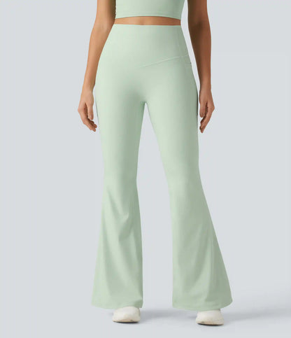 Halara UltraSculpt™ High Waisted Tummy Control Flare Yoga Leggings with Pockets