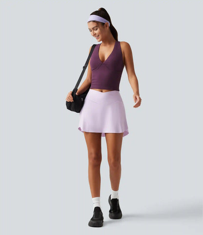 SoftlyZero™ V Neck Built-in-Bra Yoga Tank Top