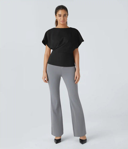 Short Sleeve Work Top