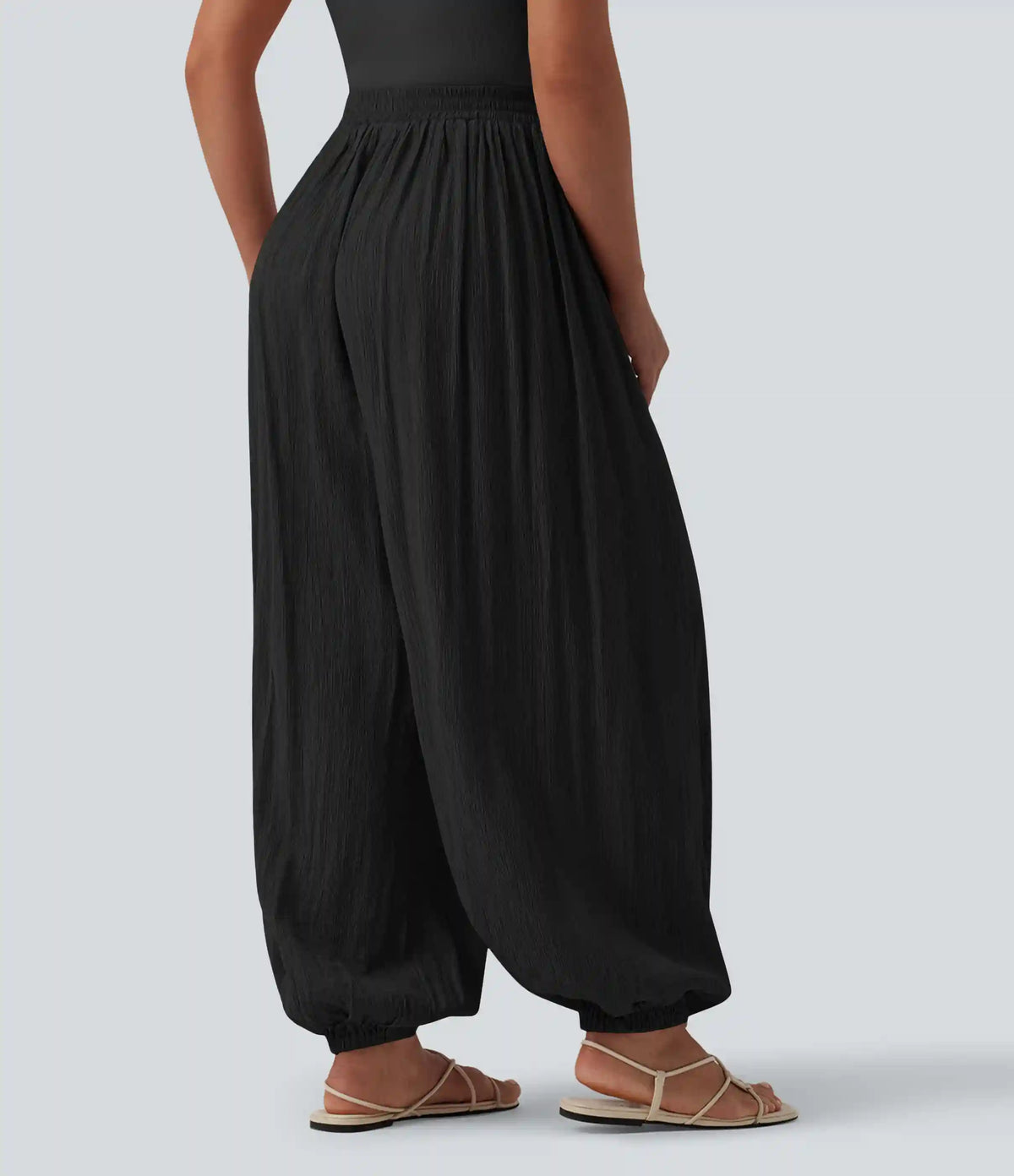 Mid Rise Baggy Joggers with Pockets