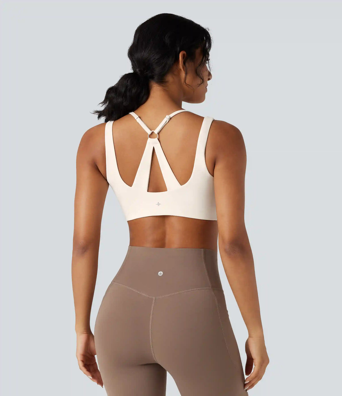 SoftlyZero™ Airy Cut-out Back 2-Piece Yoga Sports Top