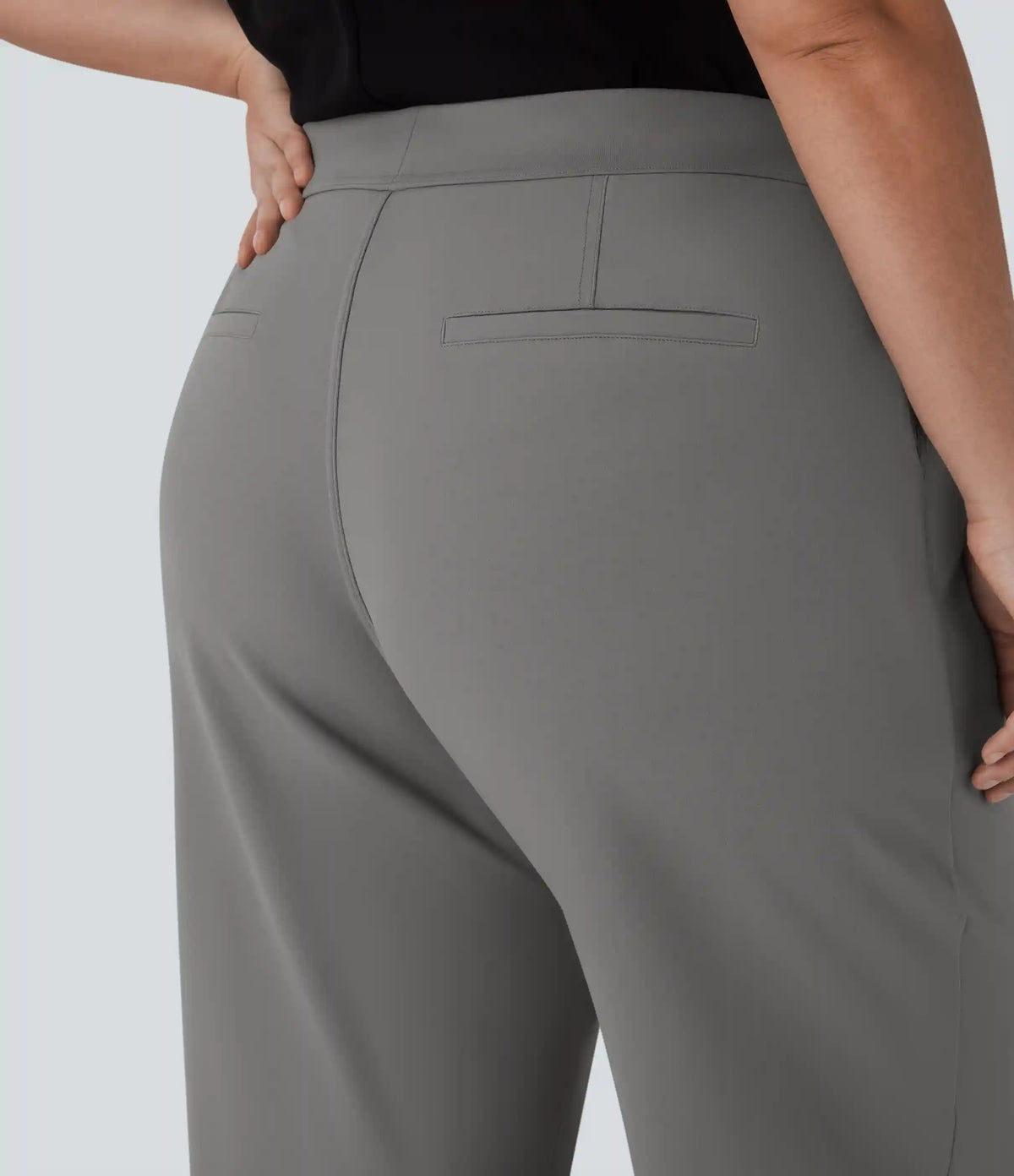 Halara Flex™ DayStretch High Waisted Ankle Length Tapered Work Plus Size Pants with Pockets