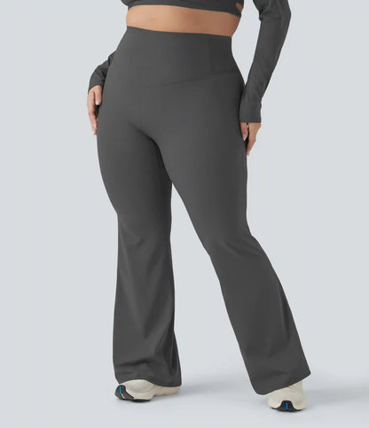 Halara UltraSculpt™ High Waisted Tummy Control Shaping Yoga Flare Plus Size Leggings