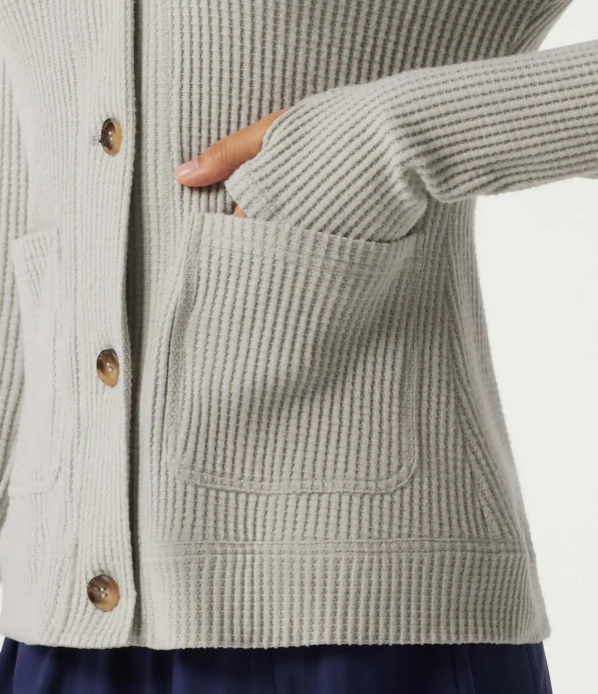 Hooded Long Sleeve Casual Jacket with Pockets