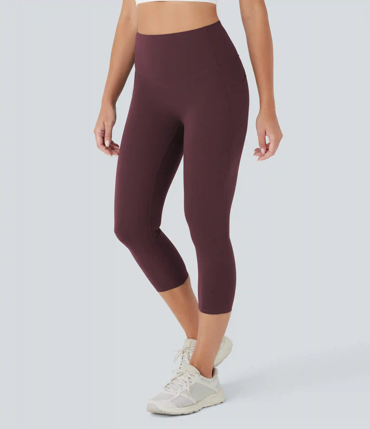 Halara UltraSculpt™ High Waisted Butt Lifting Tummy Control Pocket Shaping Capri Training Leggings