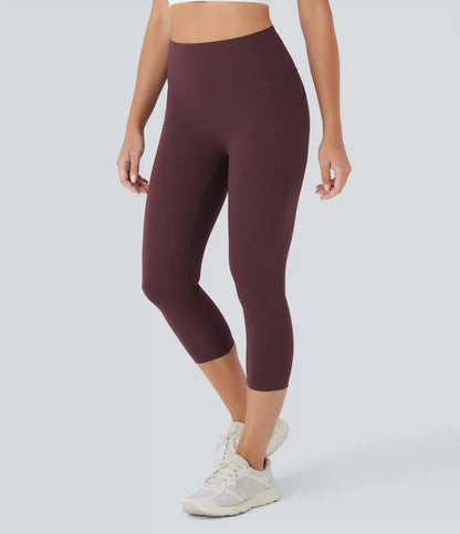 Halara UltraSculpt™ High Waisted Butt Lifting Tummy Control Pocket Shaping Capri Training Leggings