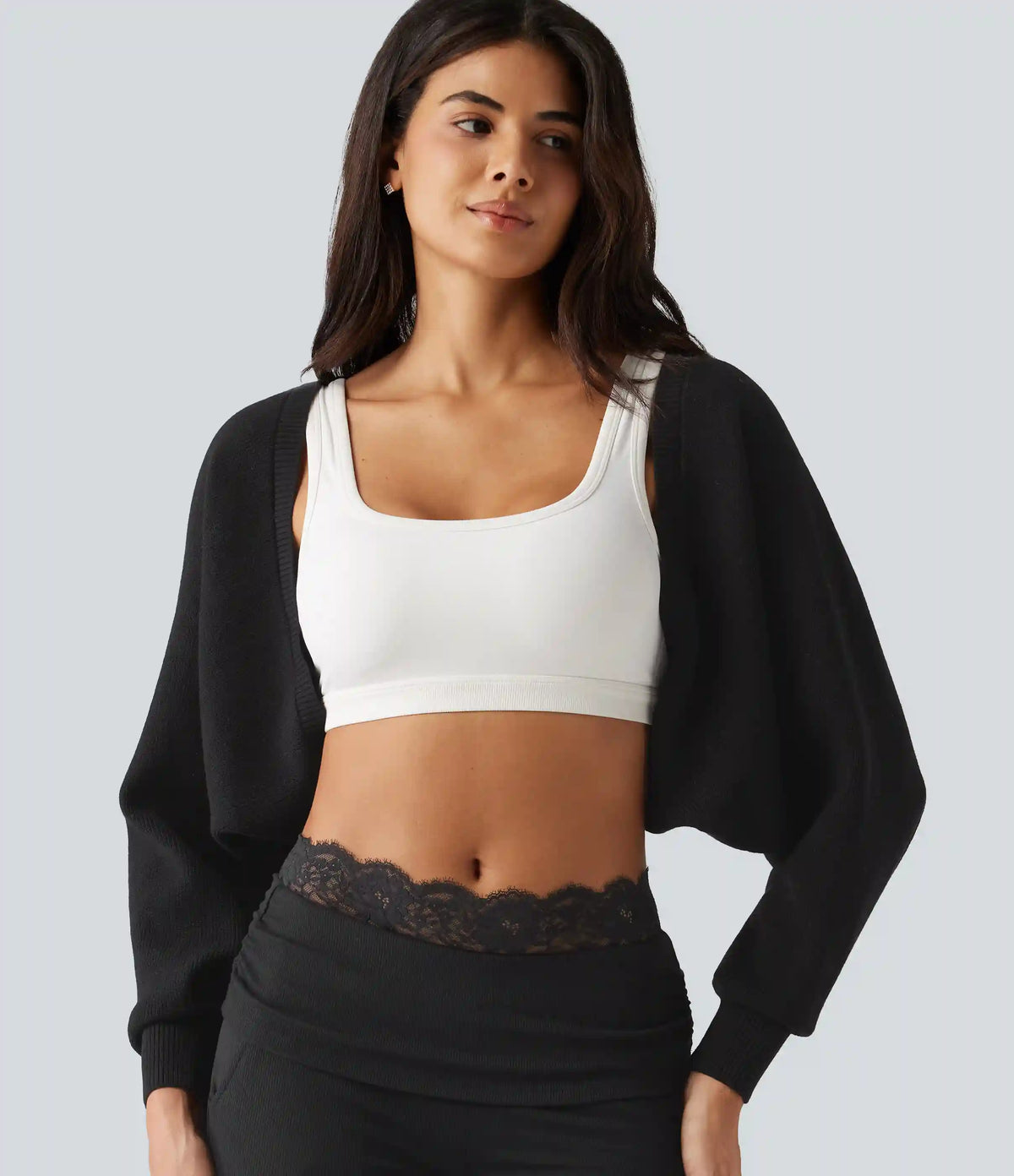 Long Sleeve Open Front Casual Cardigan