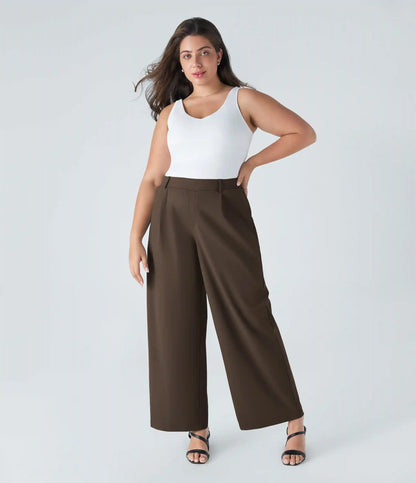 Halara Flex™ DayStretch High Waisted Pocket Straight Leg Work Plus Size Pants