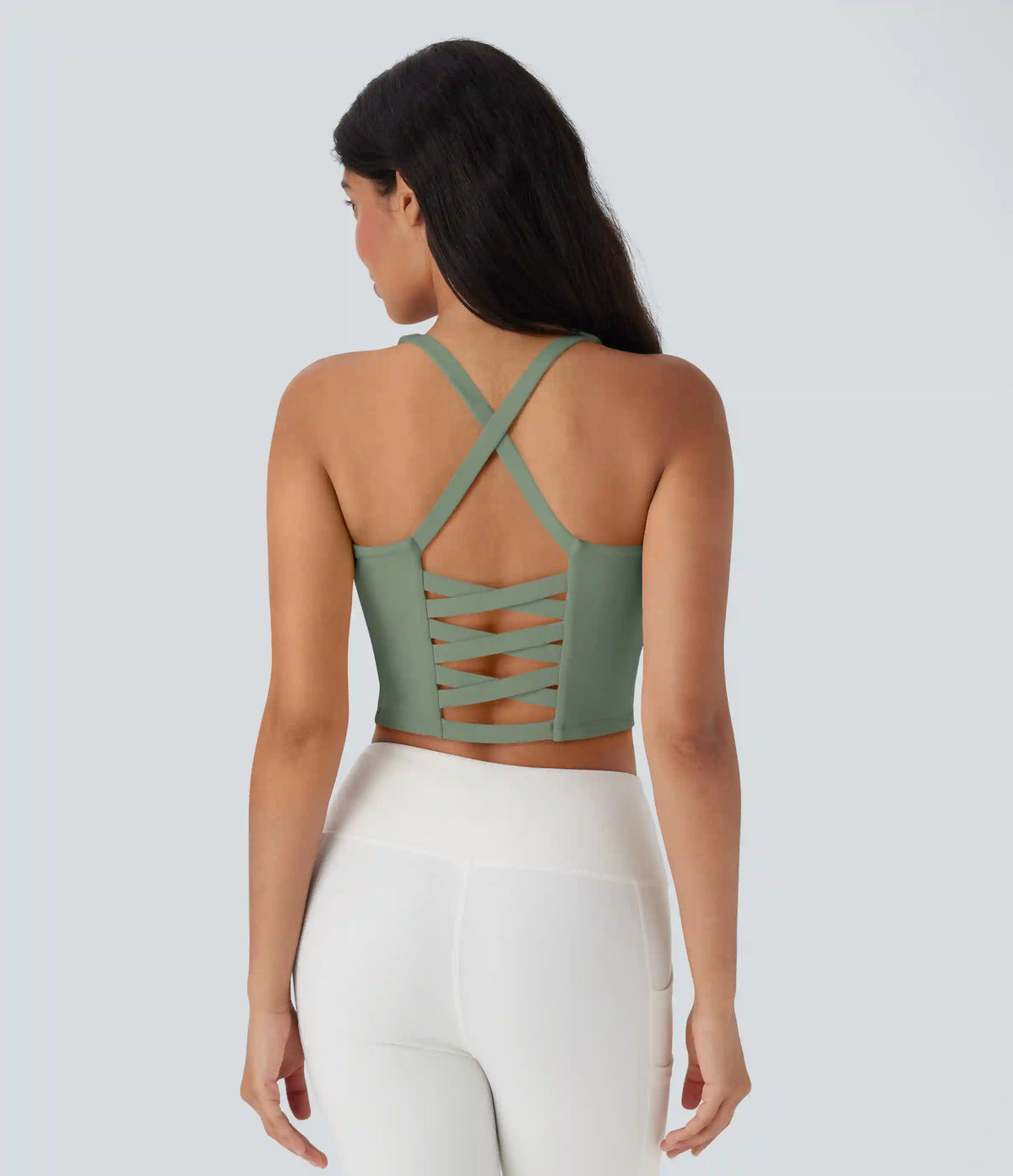 Cropped Yoga Tank Top DD-F Cups
