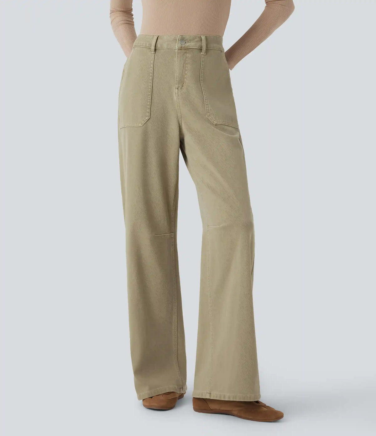 Halara Flex™ High Waisted Colorful Casual Jeans with Pockets