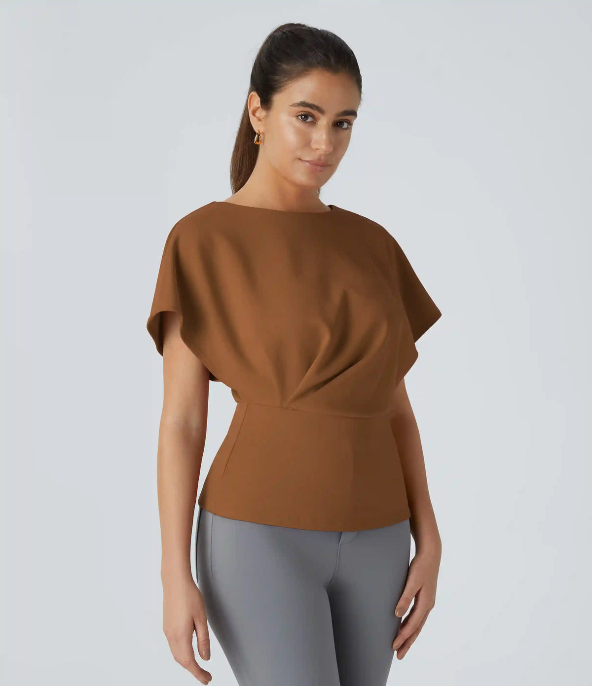 Short Sleeve Work Top