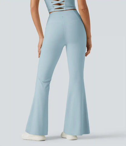 Halara UltraSculpt™ High Waisted Tummy Control Flare Yoga Leggings with Pockets