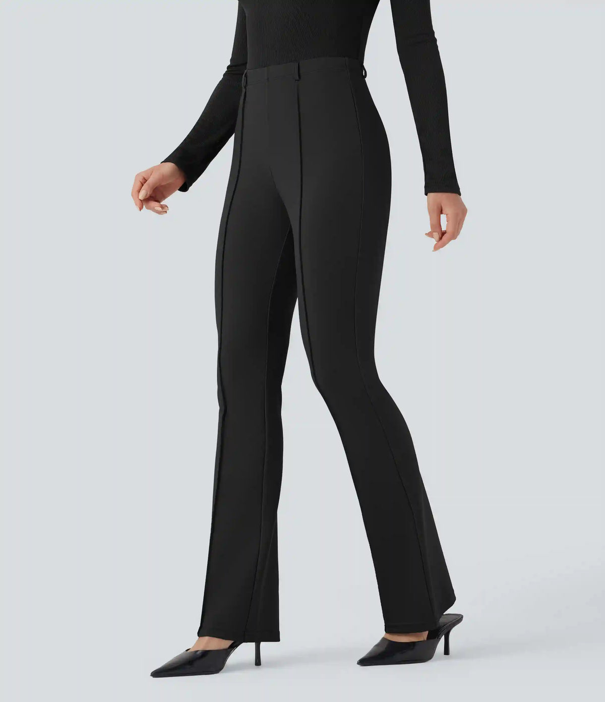 Halara Flex™ Mid Rise Tummy Control Work Bootcut Pants