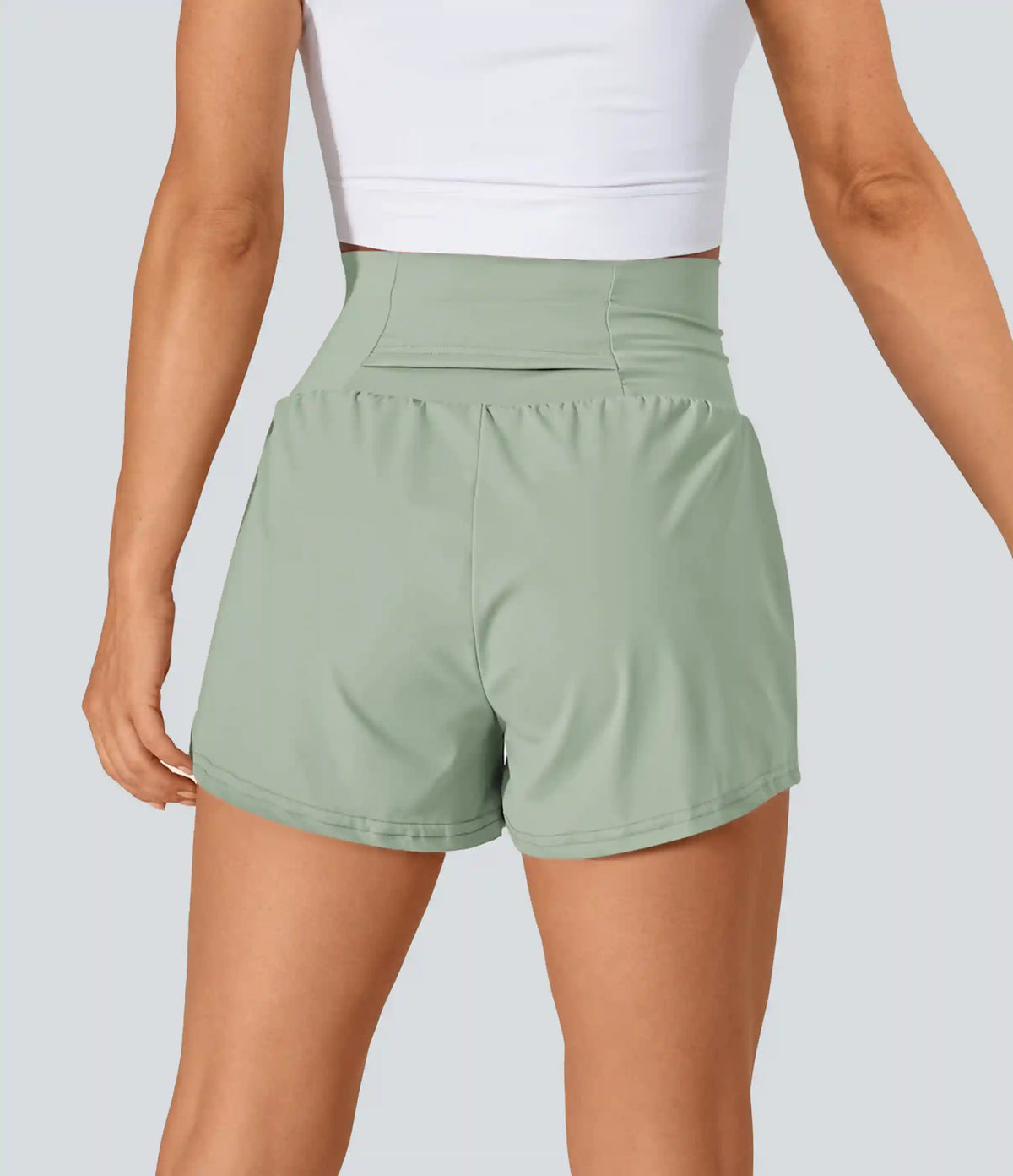 SoftlyZero™ Airy Super High Waisted 2-in-1 InstantCool Yoga Shorts with Pockets