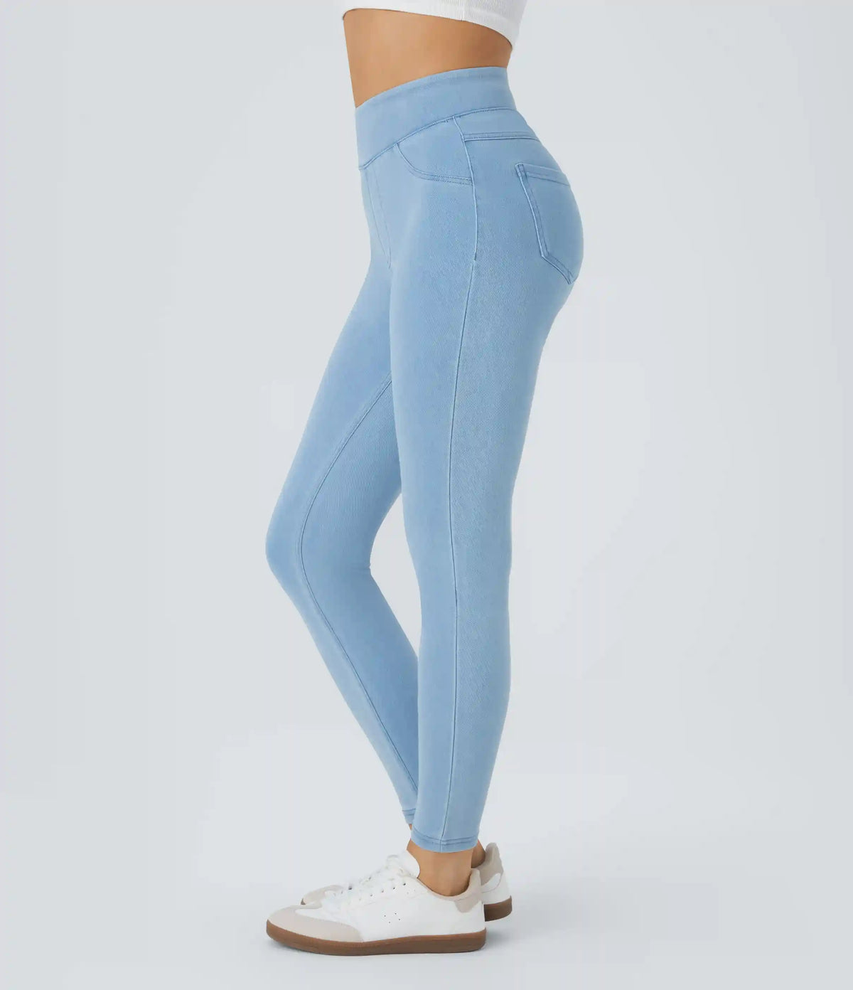 Halara Flex™ High Waisted Pocket Denim Casual Leggings
