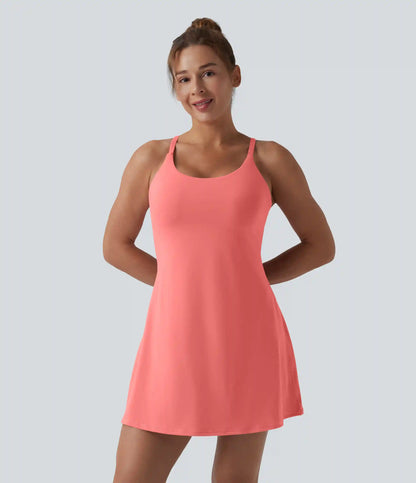 Softlyzero™ Plush Backless Active Dress-Easy Peezy Edition DD-F