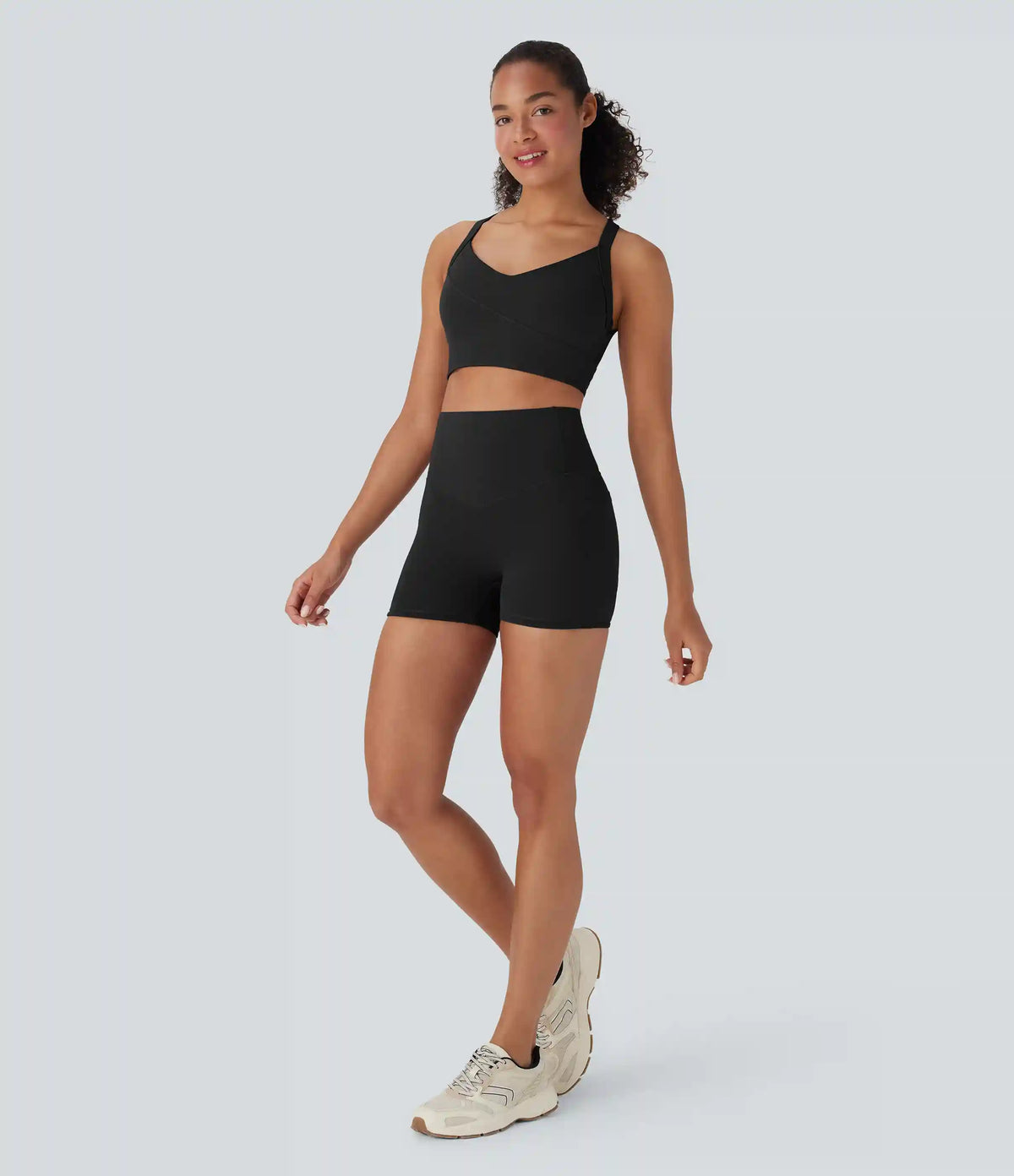 Halara UltraSculpt™ High Waisted Butt Lifting Tummy Control Pocket Shaping Training Biker Shorts 3''