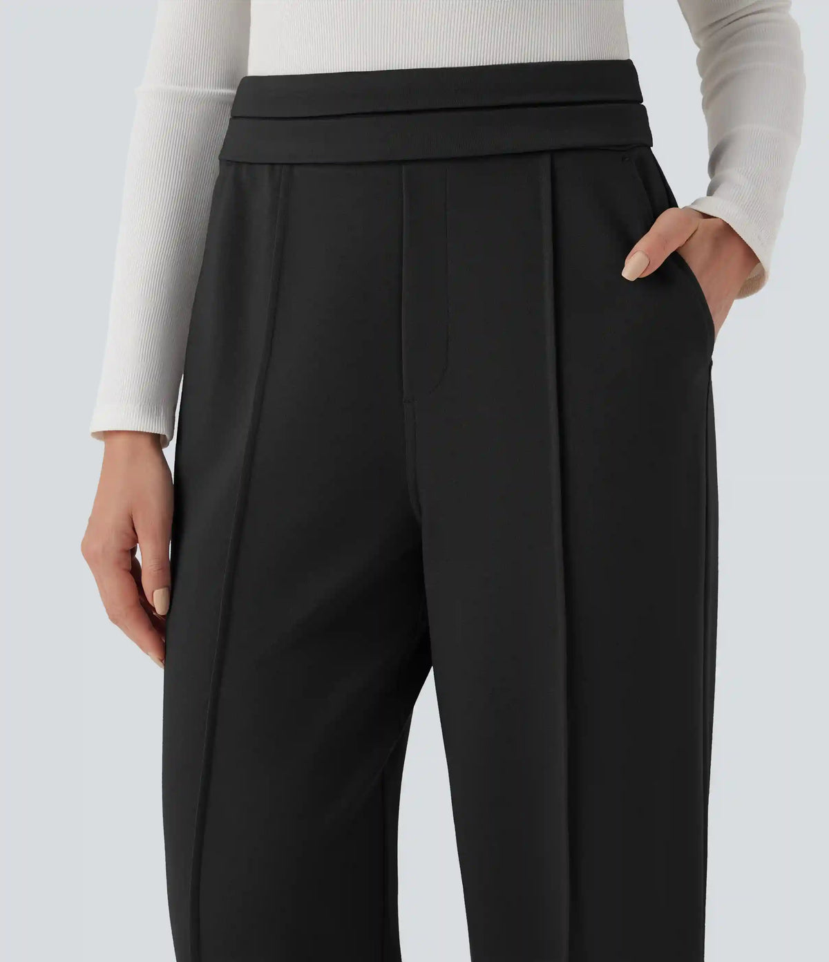 Halara Flex™ High Waisted Straight Leg Work Pants with Pockets