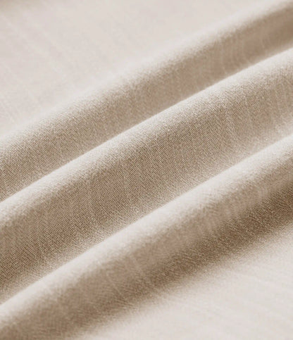 Tie Front Flowy Midi Casual Linen-Feel Slip Milkmaid Dress