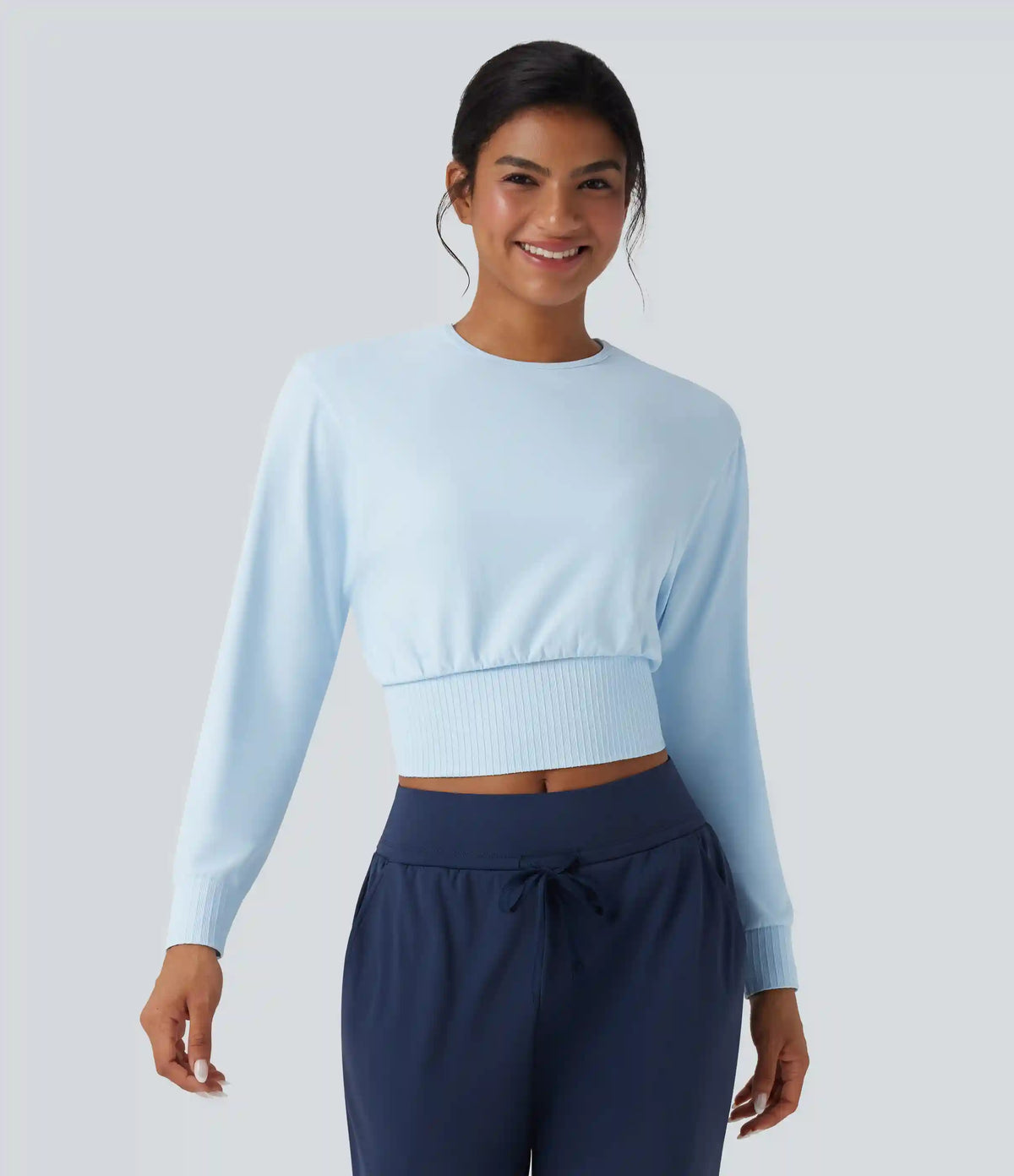 OneForm Seamless Flow Round Neck Long Sleeve Workout Sports Top