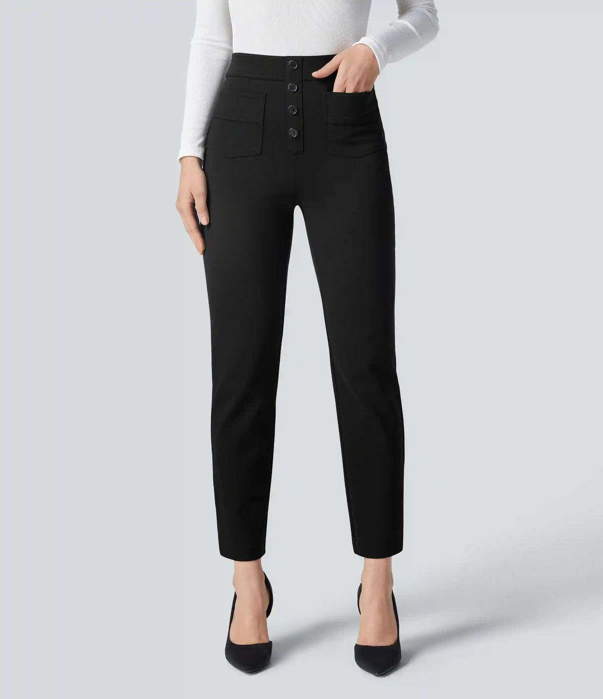 Halara Flex™ High Waisted Pockets Ankle Length Work Pants