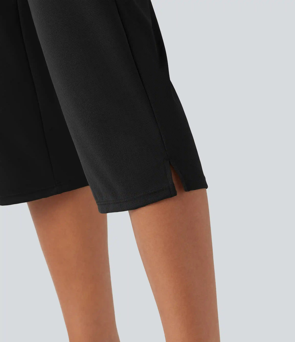Mid Rise Quick Dry Capri Golf Pants with Pockets-UPF40+