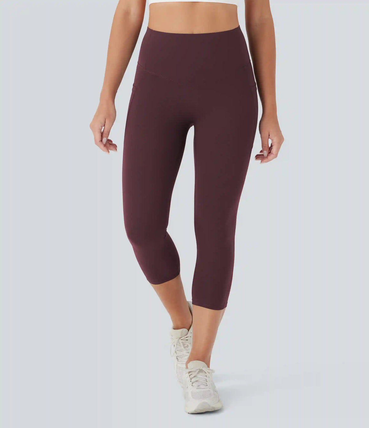 Halara UltraSculpt™ High Waisted Butt Lifting Tummy Control Pocket Shaping Capri Training Leggings