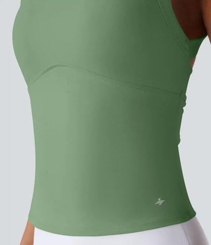 SoftlyZero™ Plush Cut Out Yoga Tank Top A-D Cups
