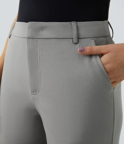 Halara Flex™ Mid Rise Pocket Straight Leg Work Pants