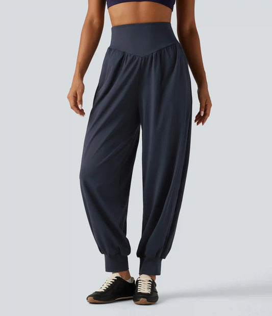 Super High Waisted Yoga Joggers with Pockets