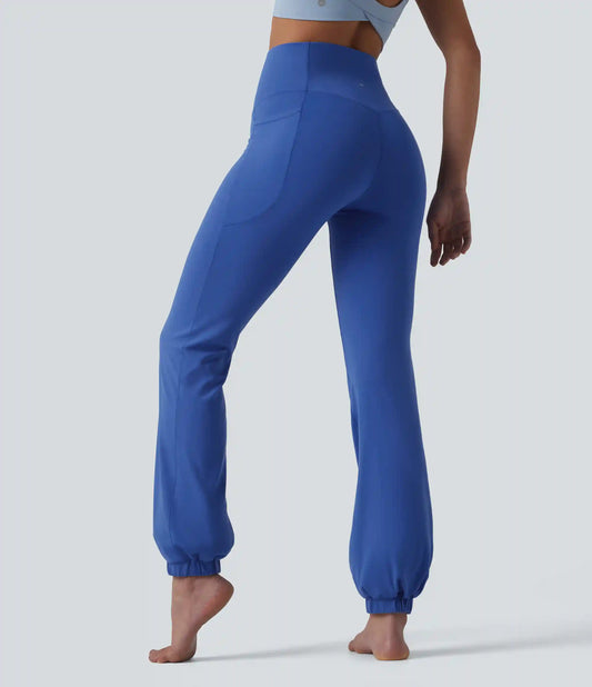 SoftlyZero™ High Waisted Tummy Control Dance Balloon Joggers with Pockets