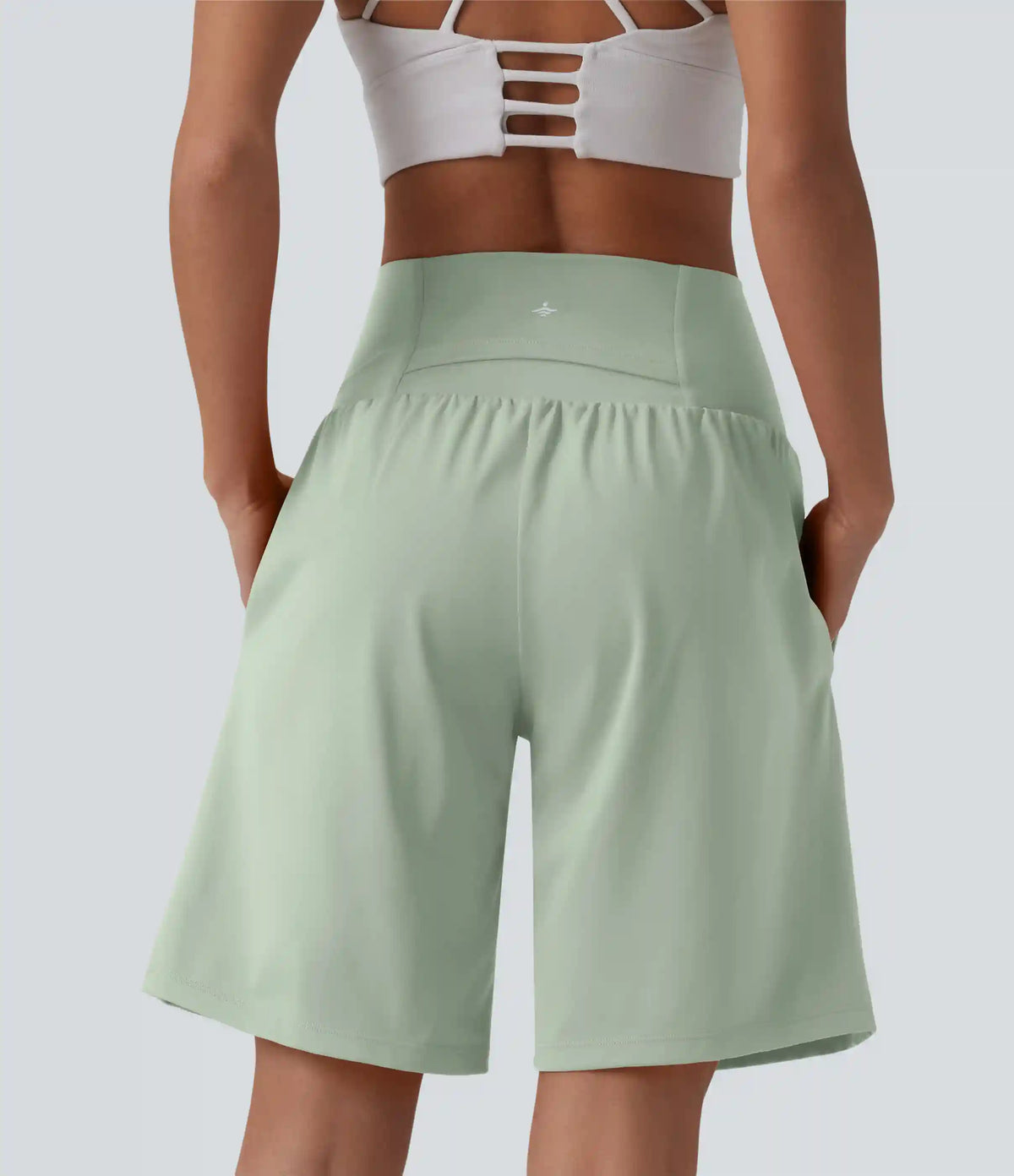 SoftlyZero™ Airy Super High Waisted 2-in-1 InstantCool Yoga Shorts 9" with Pockets