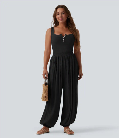 Mid Rise Baggy Joggers with Pockets
